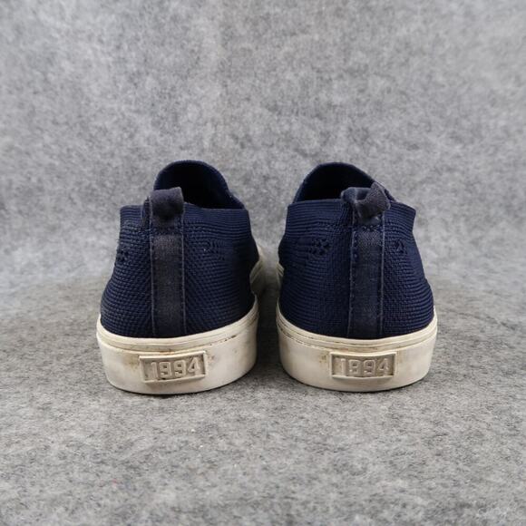 Old Navy Shoes Kids 3 Slip On Sneakers Boy Girl Knit Stretch Casual Blue Comfort - Picture 5 of 10